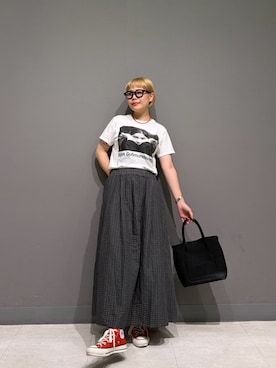 「URBAN RESEARCH DOORS（アーバンリサーチドアーズ）のアイテム（アナログ腕時計）」を使った、louisさん（レディース・153cm）の夏コーディネート