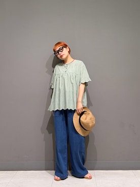 「URBAN RESEARCH Sonny Label（アーバンリサーチサニーレーベル）のアイテム」を使った、louisさん（レディース・153cm）の夏コーディネート