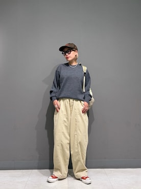 「FORK&SPOON（フォークアンドスプーン）のアイテム」を使った、louisさん（レディース・153cm）の秋コーディネート