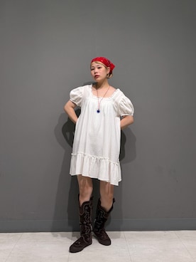 「URBAN RESEARCH DOORS（アーバンリサーチドアーズ）のアイテム（ブーツ）」を使った、louisさん（レディース・153cm）の夏コーディネート