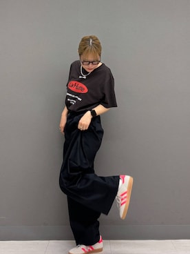 「adidas（アディダス）の『一部WEB限定サイズ』adidas　Exclusive GAZELLE INDOOR（スニーカー）」を使った、louisさん（レディース・153cm）の夏コーディネート