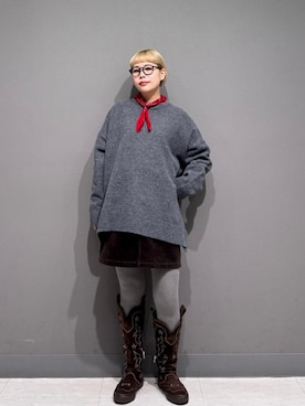 「FORK&SPOON」｜「アイテム（シューズ）」を使った、louisさん（レディース・153cm）の冬コーディネート