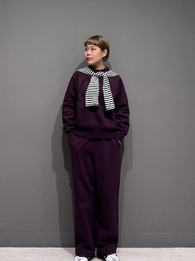 「アイテム（スウェットパンツ）」を使った、louisさん（レディース・153cm・30代）の秋コーディネート