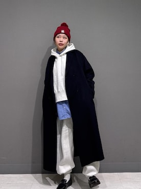 「HARUTA（ハルタ）の『別注』HARUTA×DOORS　キルトローファー（ローファー）」を使った、louisさん（レディース・153cm）の秋コーディネート