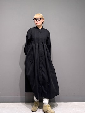 「アイテム（レッグウェア）」を使った、louisさん（レディース・153cm）の冬コーディネート