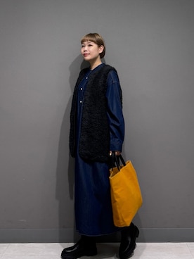 「アイテム（その他アウター）」を使った、louisさん（レディース・153cm・30代）の秋コーディネート