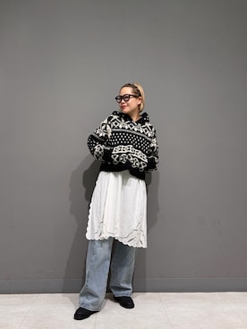「アイテム（その他トップス）」を使った、louisさん（レディース・153cm）の秋コーディネート