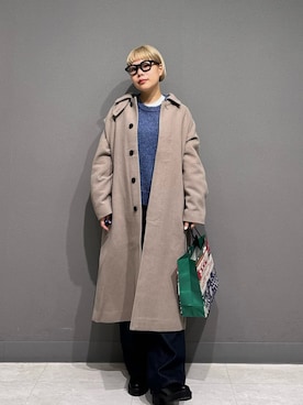 「アイテム（Tシャツ/カットソー）」を使った、louisさん（レディース・153cm）の秋コーディネート