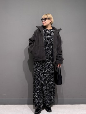 「アイテム（ローファー）」を使った、louisさん（レディース・153cm・30代）の冬コーディネート