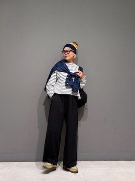 「FORK&SPOON（フォークアンドスプーン）のアイテム」を使った、louisさん（レディース・153cm）の秋コーディネート