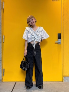 「mormyrus（モルミルス）のアイテム」を使った、louisさん（レディース・153cm）の秋コーディネート