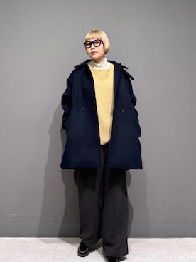 「アイテム（その他アウター）」を使った、louisさん（骨格ストレート・レディース・153cm）の秋コーディネート