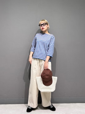 「URBAN RESEARCH DOORS（アーバンリサーチドアーズ）のアイテム（キャップ）」を使った、louisさん（レディース・153cm）の春コーディネート