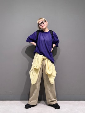 「EKAL（エカル）のアイテム」を使った、louisさん（レディース・153cm）の春コーディネート