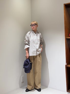 「URBAN RESEARCH（アーバンリサーチ）のアイテム（キャップ）」を使った、louisさん（レディース・153cm）の秋コーディネート