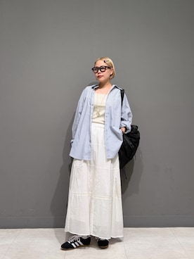 「EKAL（エカル）のアイテム」を使った、louisさん（レディース・153cm）の夏コーディネート
