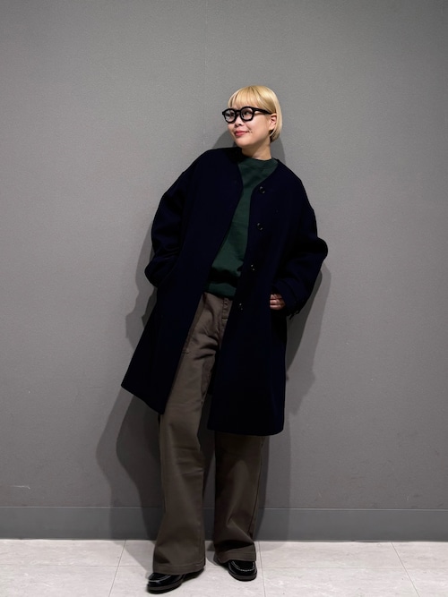 セール】FORK&SPOON ウールノーカラーコート（その他アウター