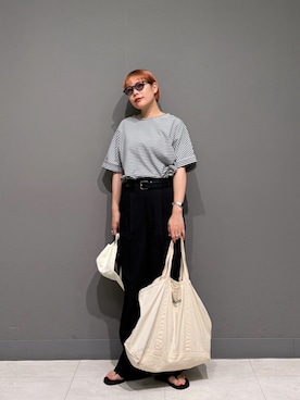 「URBAN RESEARCH DOORS（アーバンリサーチドアーズ）のアイテム（キャップ）」を使った、louisさん（レディース・153cm）の春コーディネート
