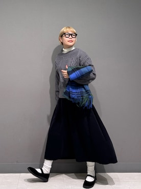 「アイテム（ファッション雑貨）」を使った、louisさん（レディース・153cm・30代）の冬コーディネート