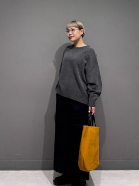 「アイテム（スカート）」を使った、louisさん（レディース・153cm・30代）の秋コーディネート