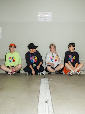 「URBAN RESEARCH（アーバンリサーチ）のアイテム（Tシャツ/カットソー、ブルー系）」を使った、louisさん（レディース・153cm）の夏コーディネート