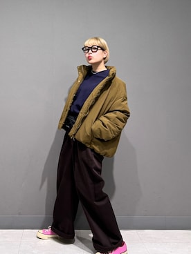 「アイテム（ブルゾン）」を使った、louisさん（レディース・153cm・30代）の冬コーディネート