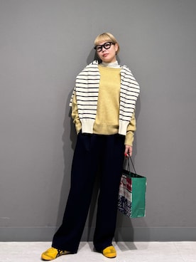 「アイテム（カーディガン/ボレロ）」を使った、louisさん（レディース・153cm・30代）の冬コーディネート