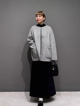 「アイテム（その他アウター）」を使った、louisさん（レディース・153cm・30代）の秋コーディネート