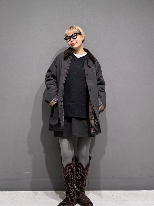 barbour バブアー　BEDALE padded 36サイズ　タグつき Oversized Bedale Padded Casual Jacket(36(MEN) Black/BLK): Barbour