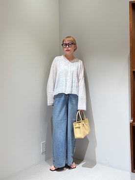 「クリアサンダル」｜louisさん（レディース・153cm）の夏コーディネート