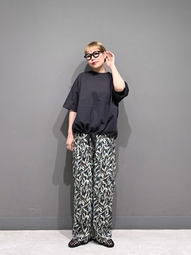 「FORK&SPOON（フォークアンドスプーン）のアイテム（トップス）」を使った、louisさん（レディース・153cm）の春コーディネート