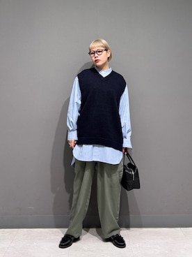 「かぐれ（カグレ）のアイテム」を使った、louisさん（レディース・153cm）の春コーディネート