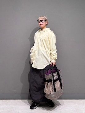 「EKAL（エカル）のアイテム」を使った、louisさん（レディース・153cm）の冬コーディネート