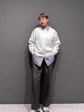 「秋のシャツ着こなし術」｜louisさん（レディース・153cm）の秋コーディネート