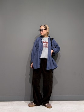 「URBAN RESEARCH（アーバンリサーチ）のアイテム（ヘアアクセサリー）」を使った、louisさん（レディース・153cm）の秋コーディネート