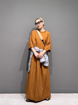 「アイテム（ショルダーバッグ）」を使った、louisさん（レディース・153cm・30代）の春コーディネート