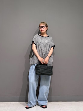 「かぐれ（カグレ）のアイテム」を使った、louisさん（レディース・153cm）の夏コーディネート