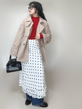 「titivate（ティティベイト）のアイテム」を使った、Ⓜ︎さん（レディース・152cm）の春コーディネート