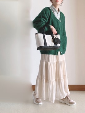 「RODE SKO」｜「アイテム（スニーカー）」を使った、Ⓜ︎さん（レディース・152cm）の秋コーディネート