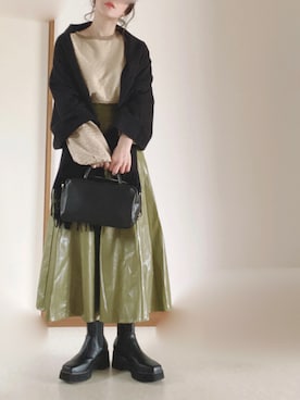 Ⓜ︎さん(レディース・152cm)の冬コーディネート