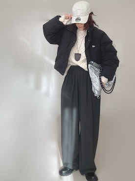 「Java（ジャバ）のアイテム」を使った、Ⓜ︎さん（レディース・152cm）の冬コーディネート