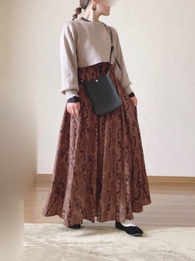 Ⓜ︎さん（レディース・152cm）の冬コーディネート