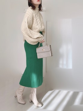 Ⓜ︎さん(レディース・152cm)の冬コーディネート