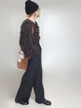 「LAKOLE（ラコレ）のアイテム」を使った、Ⓜ︎さん（レディース・152cm）の秋コーディネート