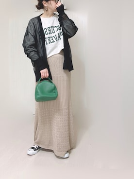 「INASTUDIOS（イーナストゥディオス）のアイテム」を使った、Ⓜ︎さん（レディース・152cm）の春コーディネート