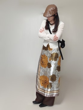 「LAKOLE（ラコレ）のアイテム」を使った、Ⓜ︎さん（レディース・152cm）の秋コーディネート
