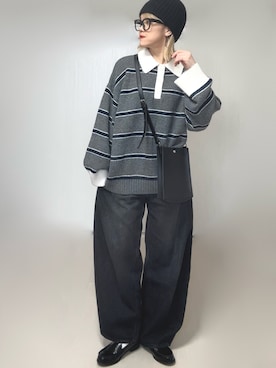 Ⓜ︎さん(レディース・152cm)の冬コーディネート