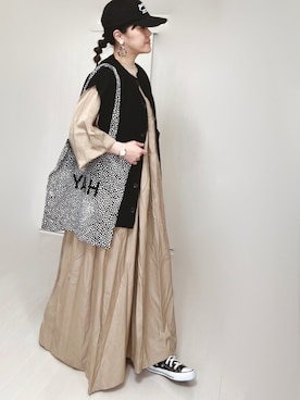 「春服デビュー宣言」｜「アイテム（アナログ腕時計）」を使った、Ⓜ︎さん（レディース・152cm）の春コーディネート