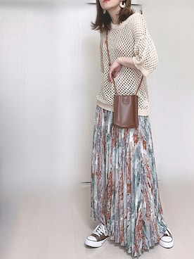 「EMMA（EMMA CLOTHES）（エマ）のアイテム」を使った、Ⓜ︎さん（レディース・152cm）の夏コーディネート