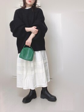 「crie conforto」｜Ⓜ︎さん（レディース・152cm）の冬コーディネート